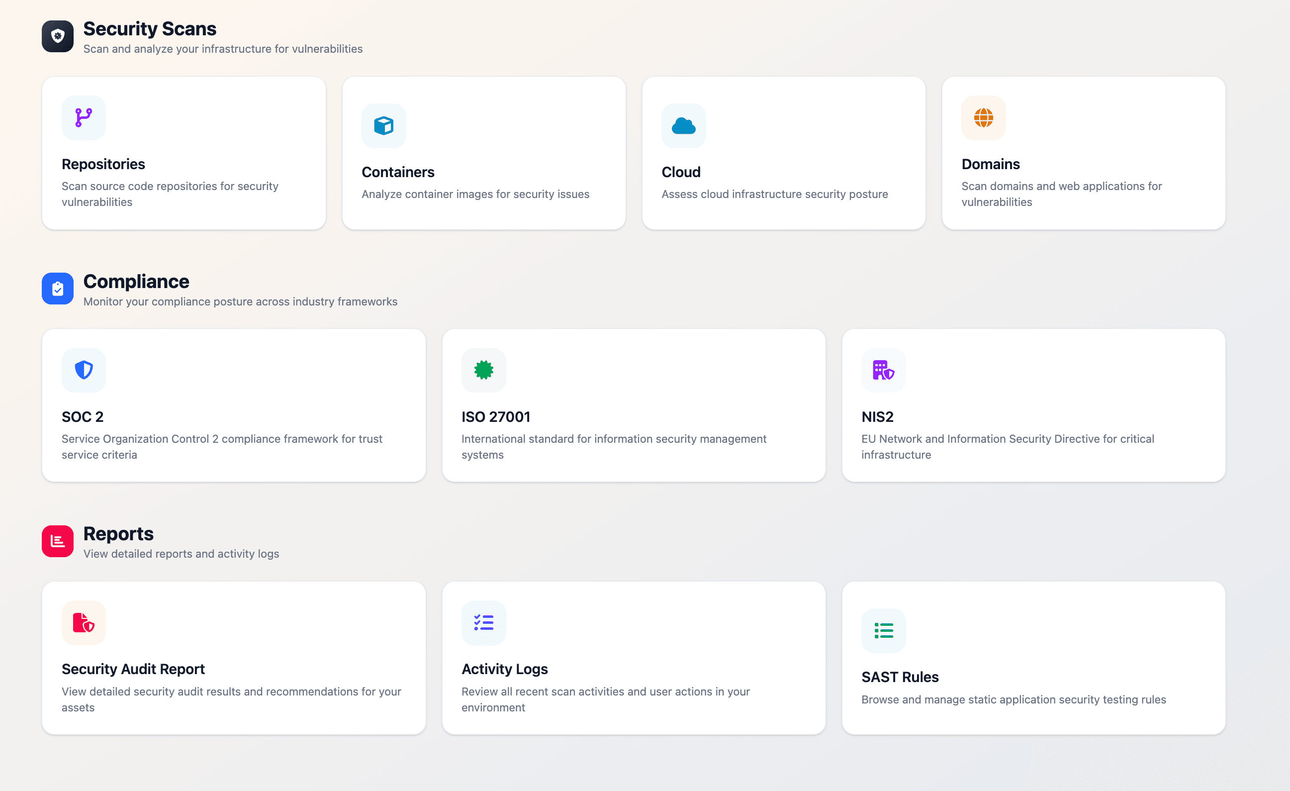 RiskVision dashboard